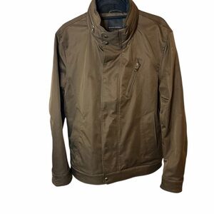 Banana Republic Utility Field Jacket | Hidden Zip Hood | Quilted Lined Large